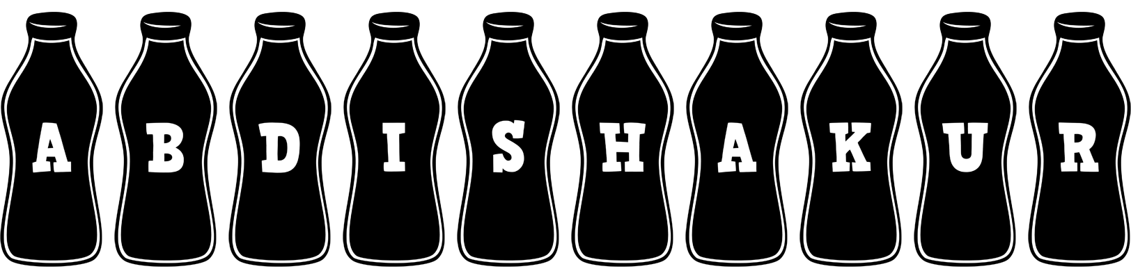 Abdishakur bottle logo