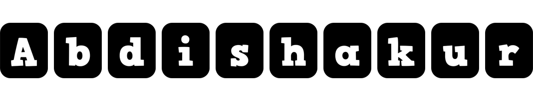 Abdishakur box logo
