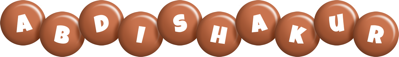 Abdishakur candy-brown logo