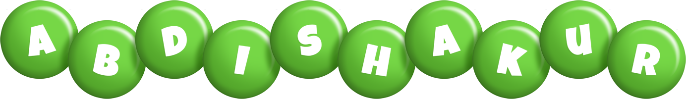 Abdishakur candy-green logo