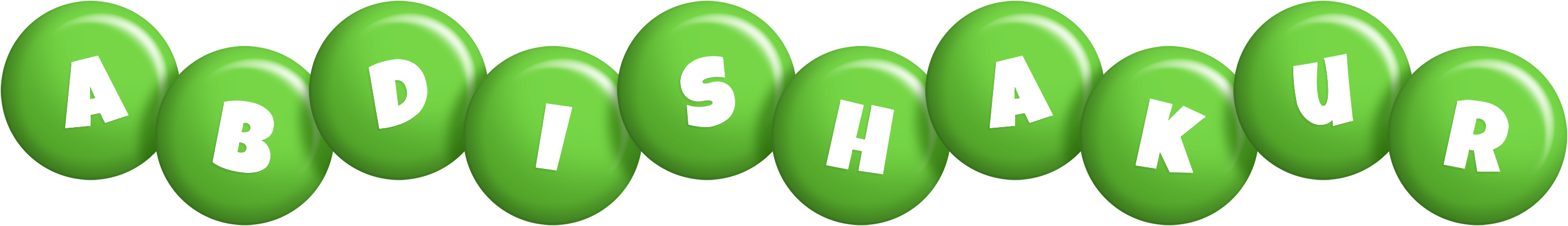 Abdishakur candy-green logo