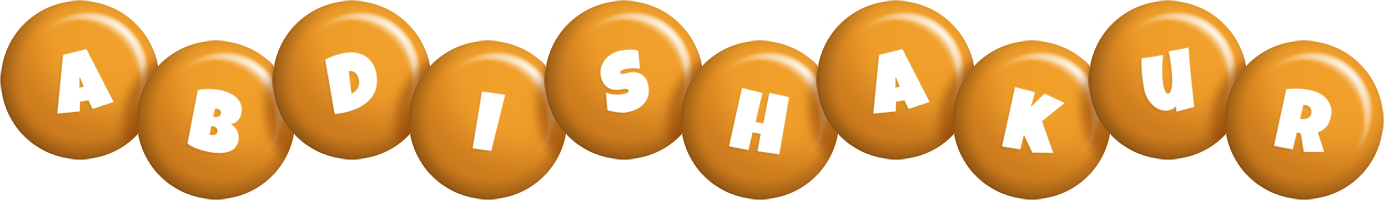 Abdishakur candy-orange logo