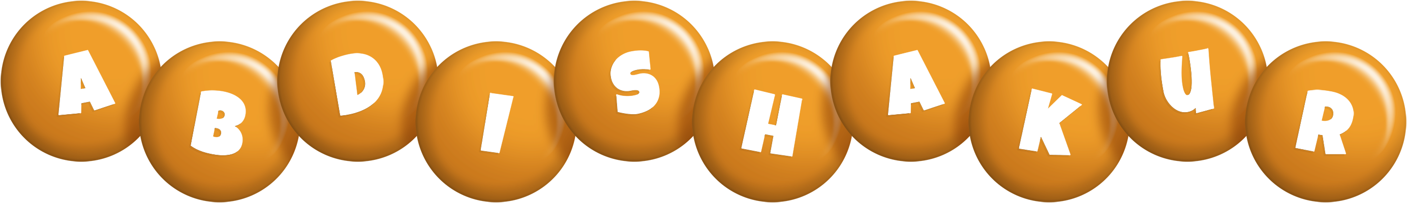 Abdishakur candy-orange logo