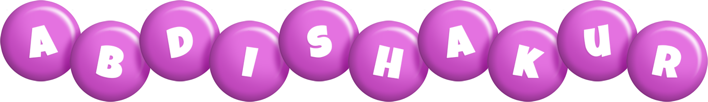 Abdishakur candy-purple logo