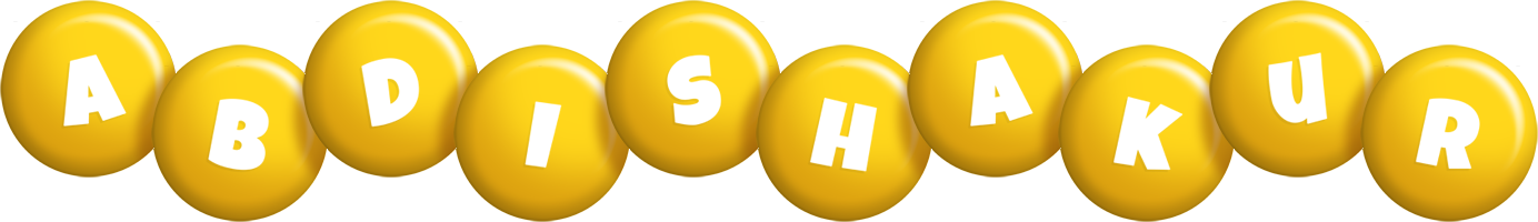 Abdishakur candy-yellow logo