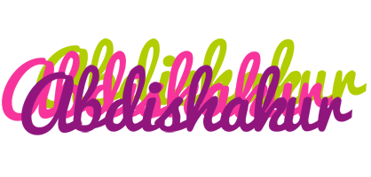 Abdishakur flowers logo