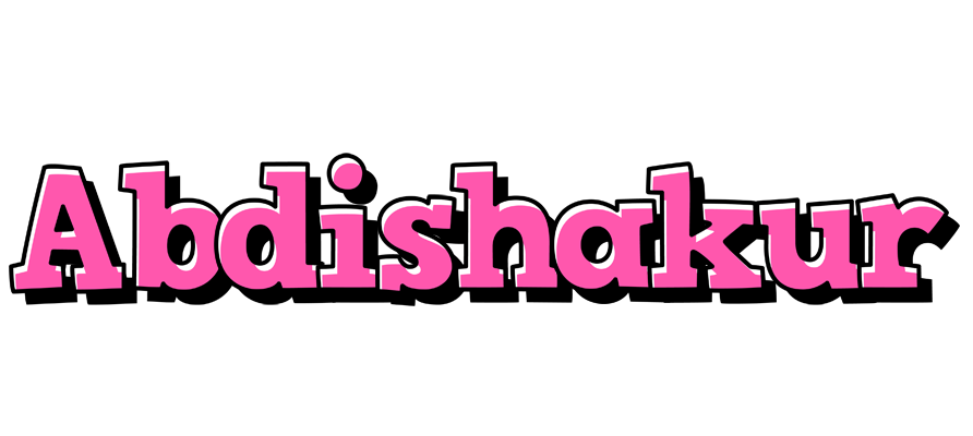 Abdishakur girlish logo