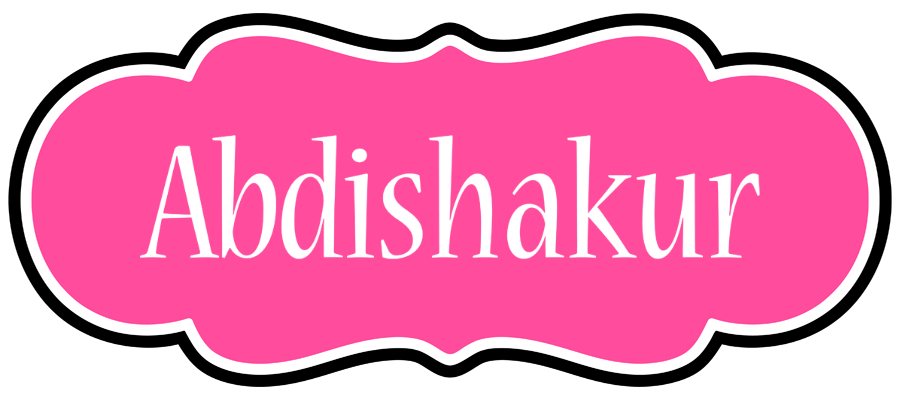 Abdishakur invitation logo