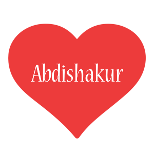 Abdishakur love logo