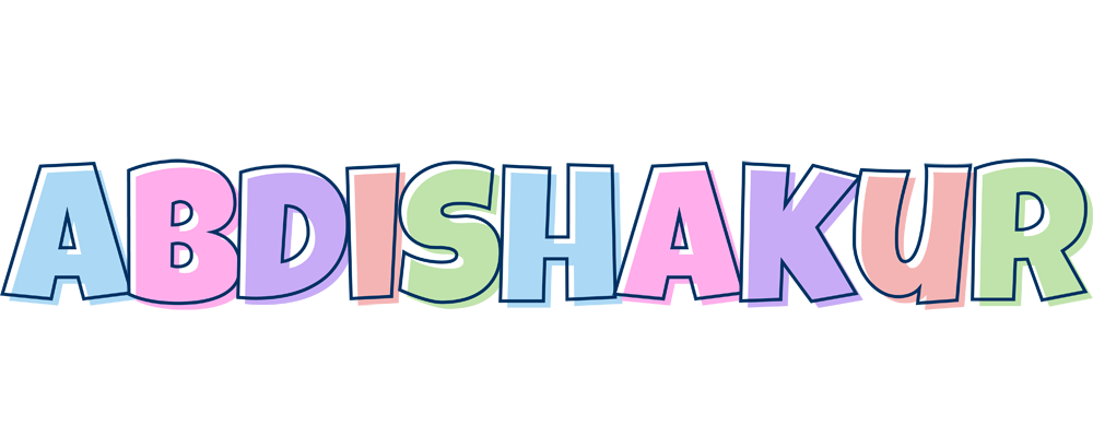 Abdishakur pastel logo