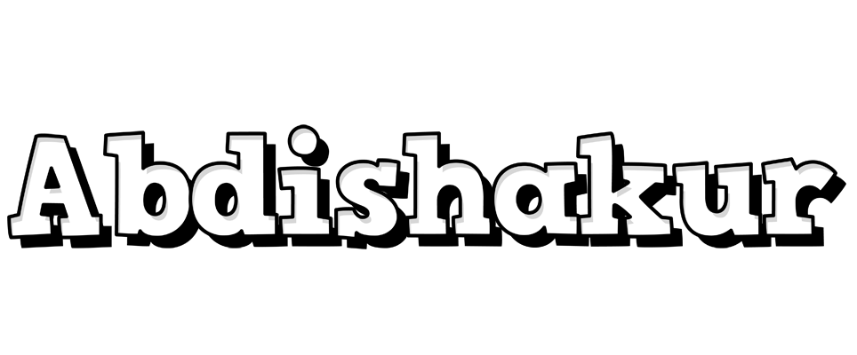 Abdishakur snowing logo