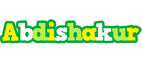 Abdishakur soccer logo
