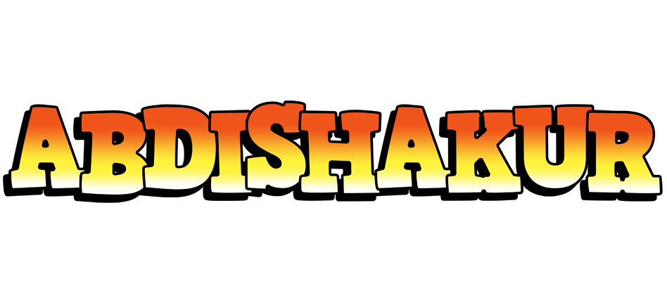 Abdishakur sunset logo