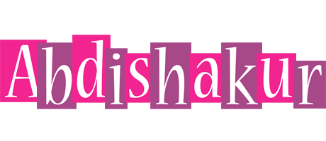 Abdishakur whine logo