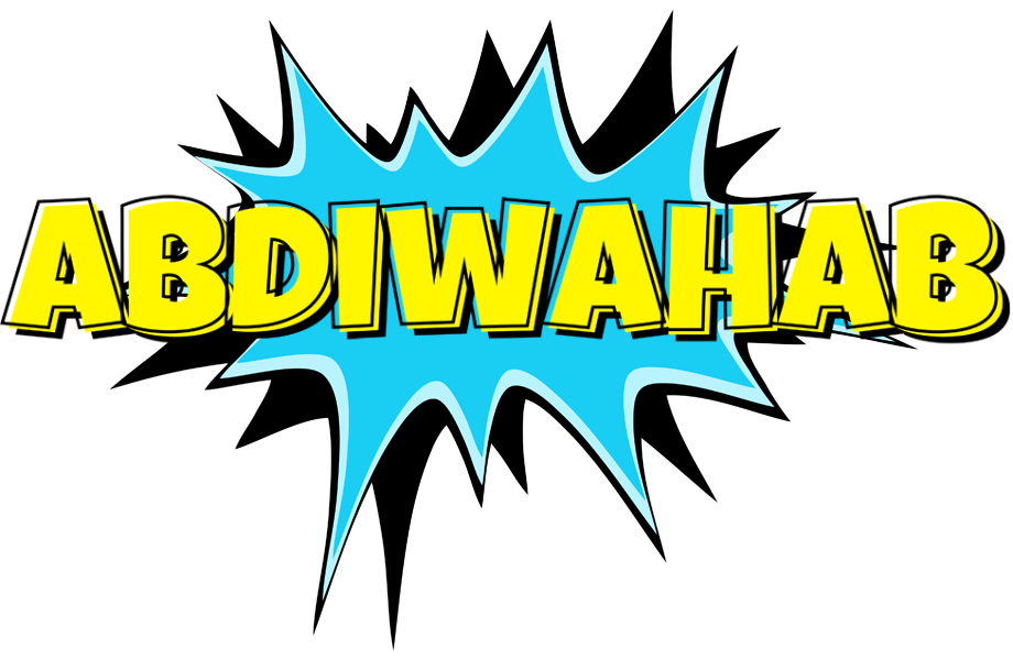 Abdiwahab amazing logo
