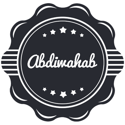 Abdiwahab badge logo