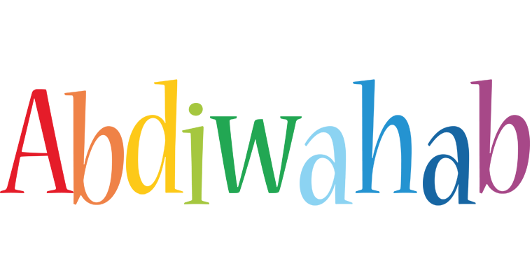 Abdiwahab birthday logo