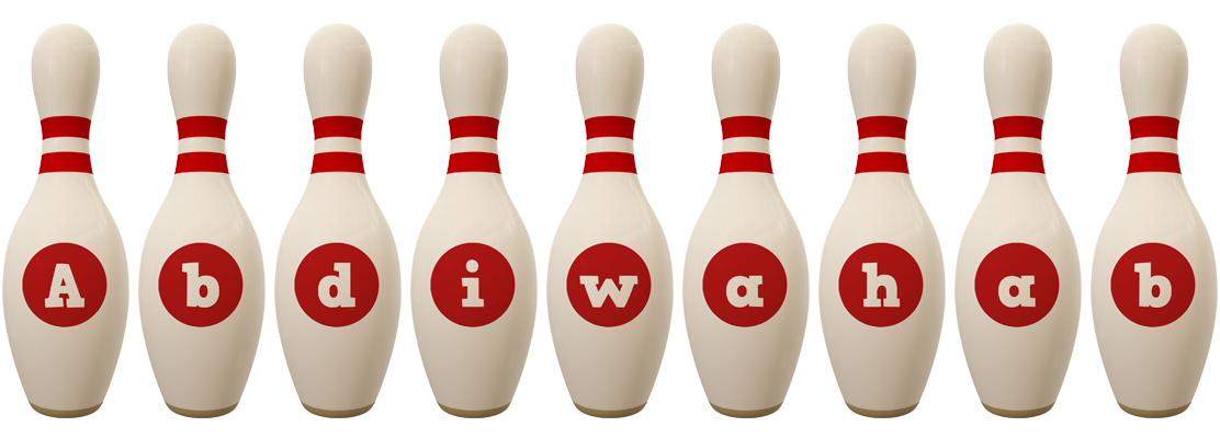 Abdiwahab bowling-pin logo