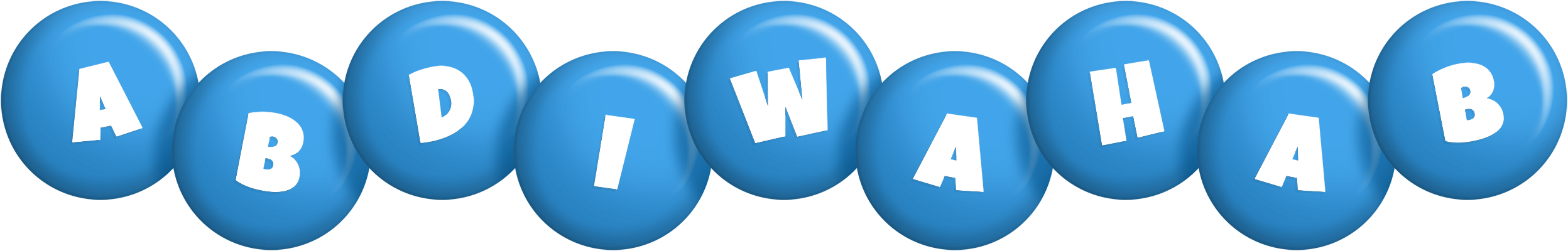Abdiwahab candy-blue logo