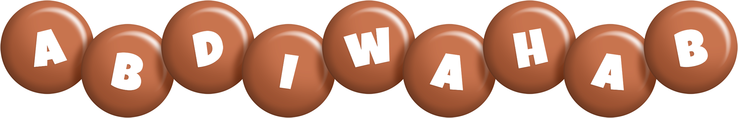 Abdiwahab candy-brown logo