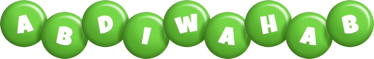 Abdiwahab candy-green logo