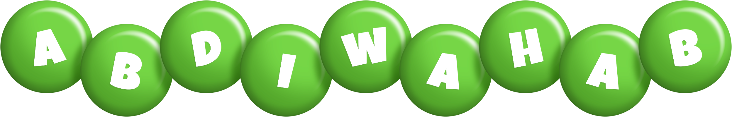 Abdiwahab candy-green logo