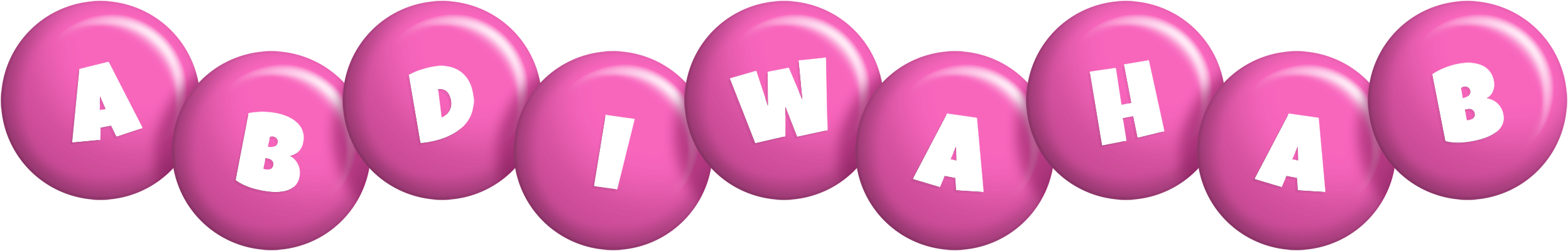 Abdiwahab candy-pink logo