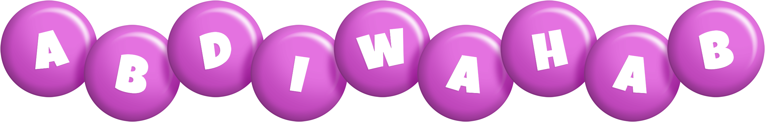 Abdiwahab candy-purple logo