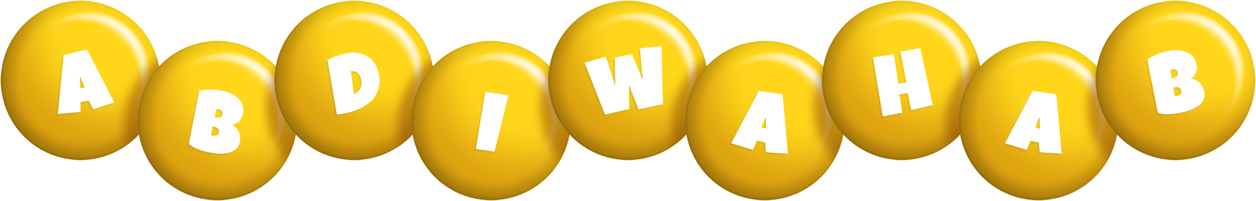 Abdiwahab candy-yellow logo