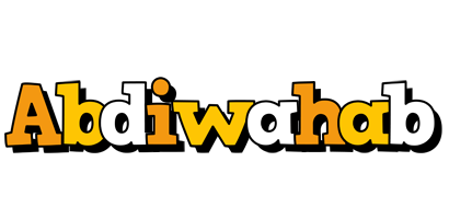 Abdiwahab cartoon logo