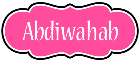 Abdiwahab invitation logo