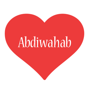 Abdiwahab love logo