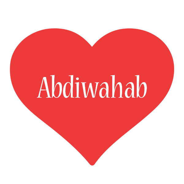 Abdiwahab love logo