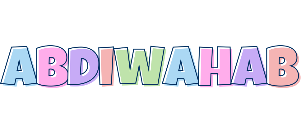 Abdiwahab pastel logo