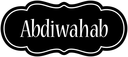 Abdiwahab welcome logo