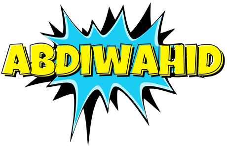 Abdiwahid amazing logo