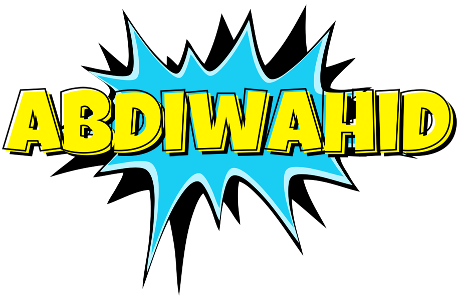 Abdiwahid amazing logo
