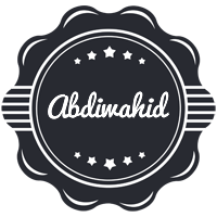 Abdiwahid badge logo