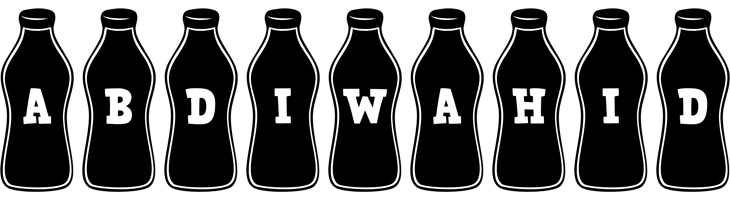 Abdiwahid bottle logo