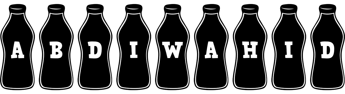 Abdiwahid bottle logo