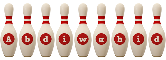 Abdiwahid bowling-pin logo