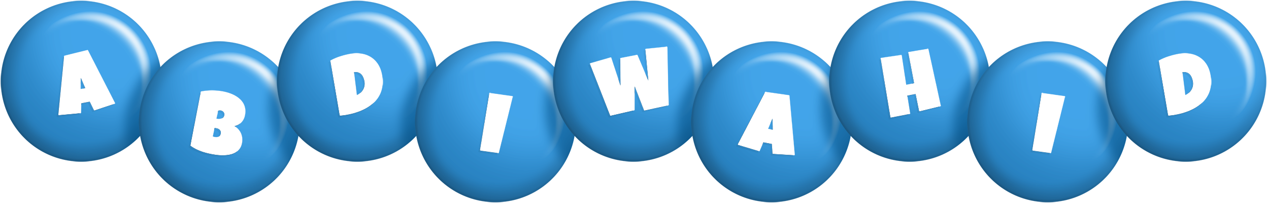 Abdiwahid candy-blue logo