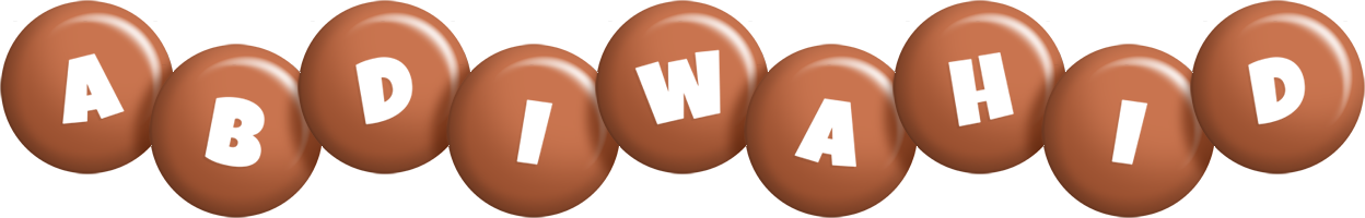 Abdiwahid candy-brown logo