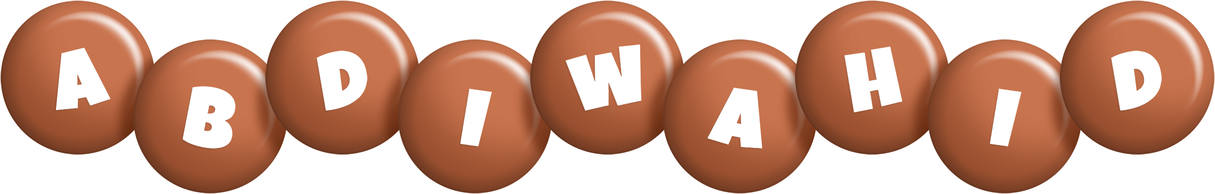 Abdiwahid candy-brown logo