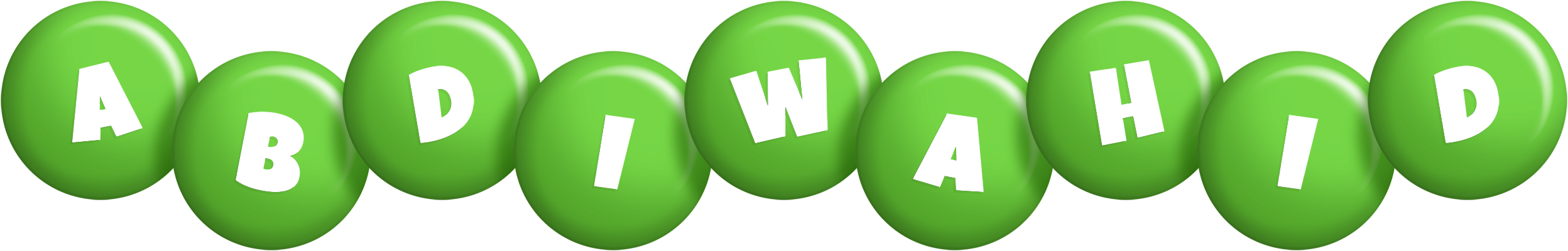 Abdiwahid candy-green logo