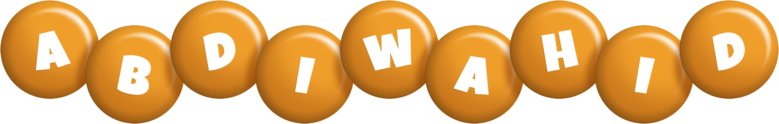 Abdiwahid candy-orange logo