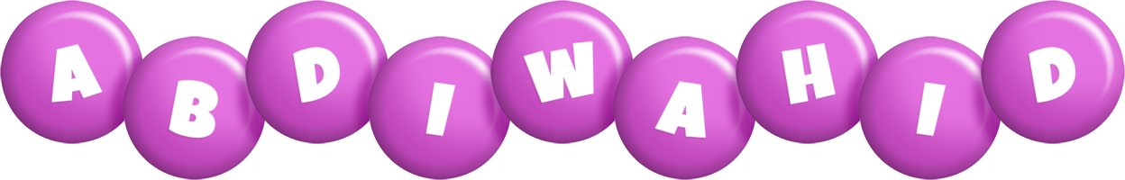 Abdiwahid candy-purple logo