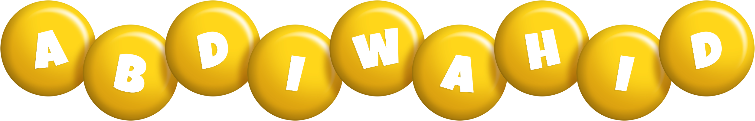 Abdiwahid candy-yellow logo