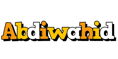 Abdiwahid cartoon logo