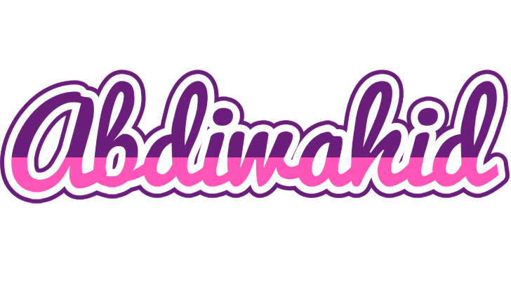 Abdiwahid cheerful logo